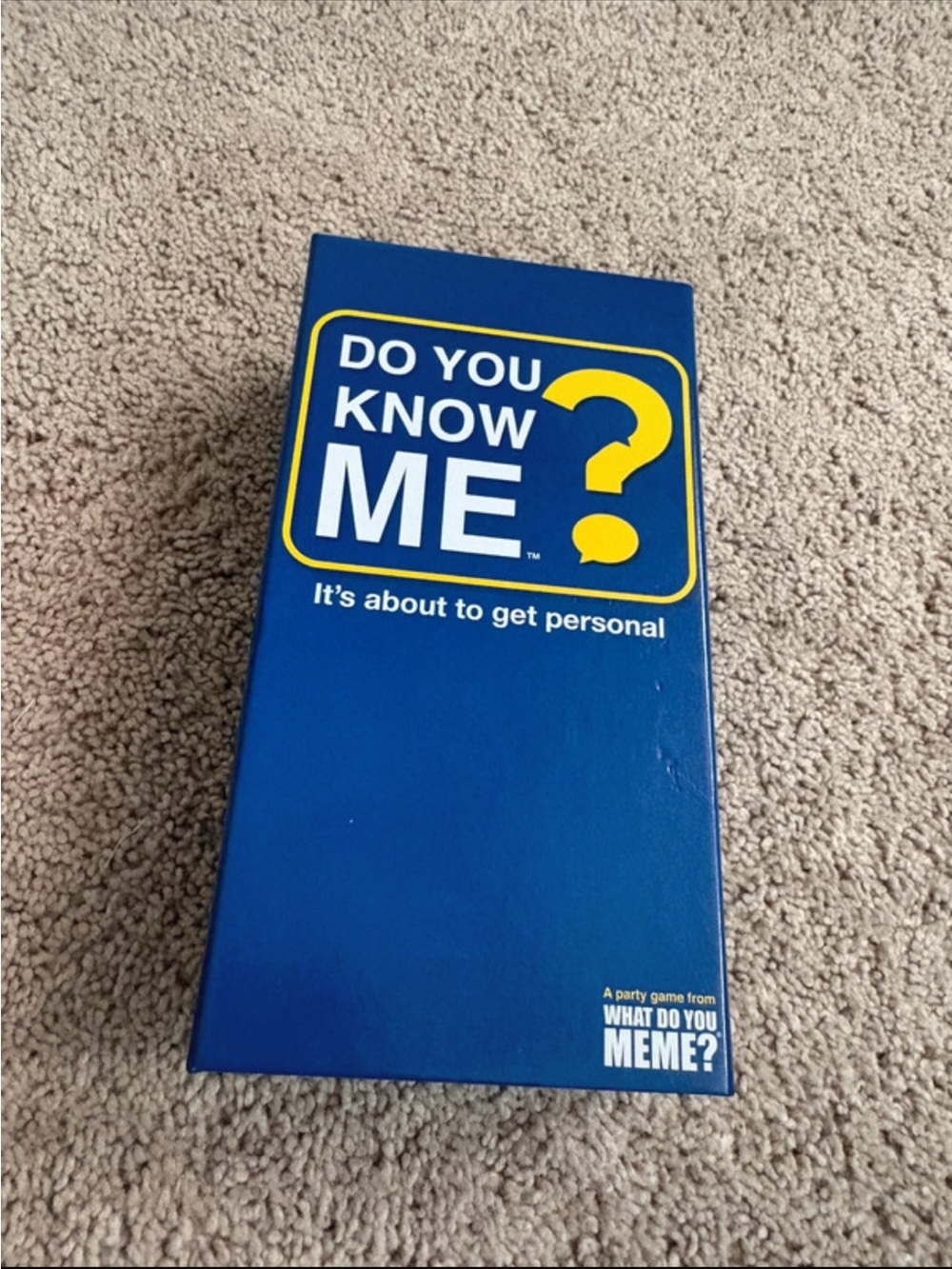 Do You Know Me? Party Card Game - Blue